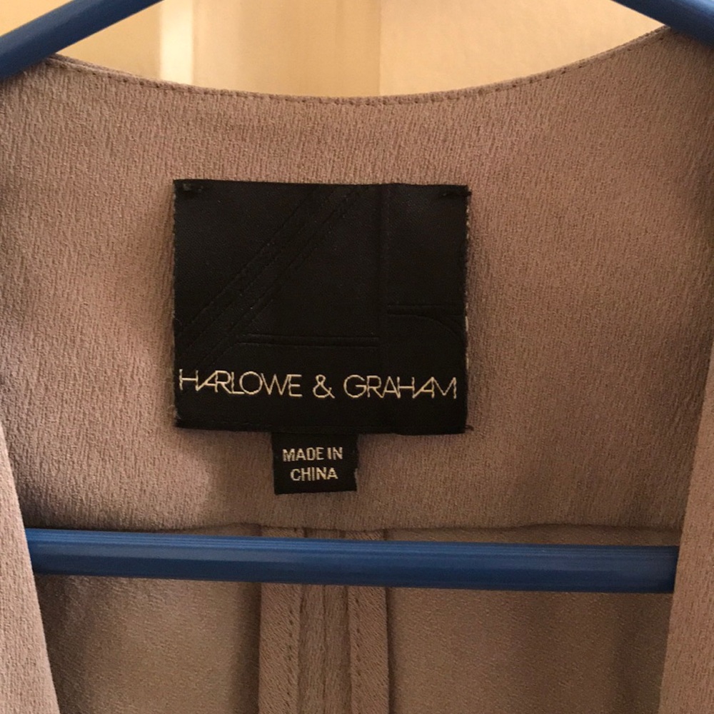 Harlowe & Graham gray blazer